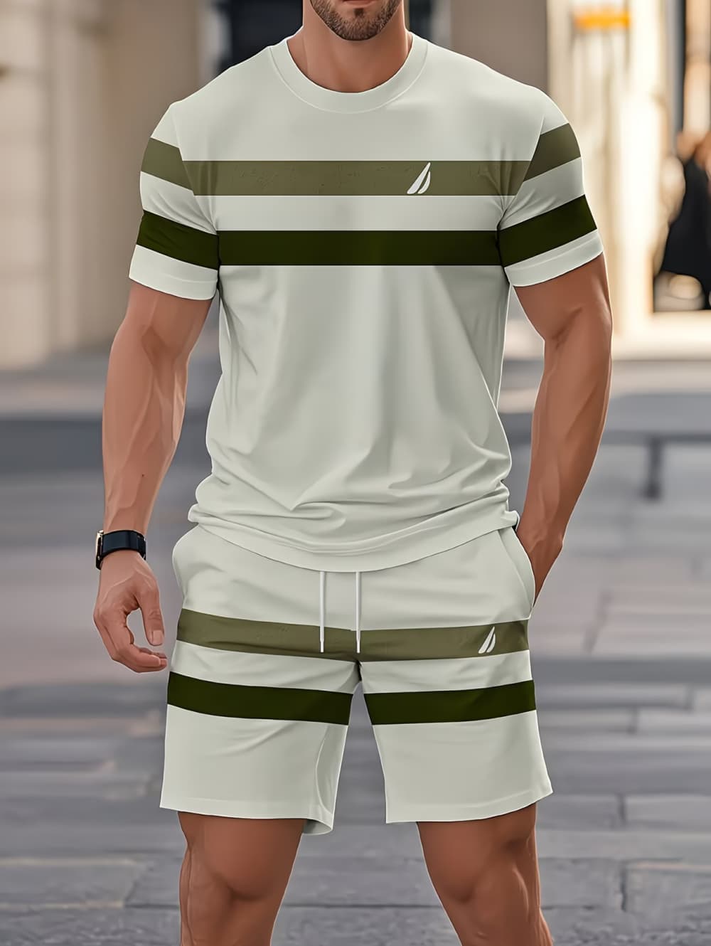 3D Printing Custom - Conjuntos de Verão Masculinos Divertidos com