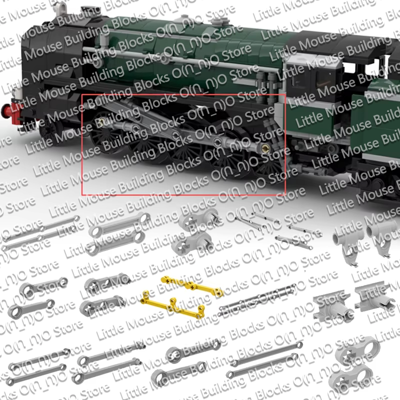 3D Printing Lego Bricks - QWERT Rodas de Trem Padrão para