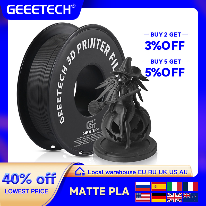 3D Printing Nylon - Filamento para Impressora 3D Geeetech, PLA