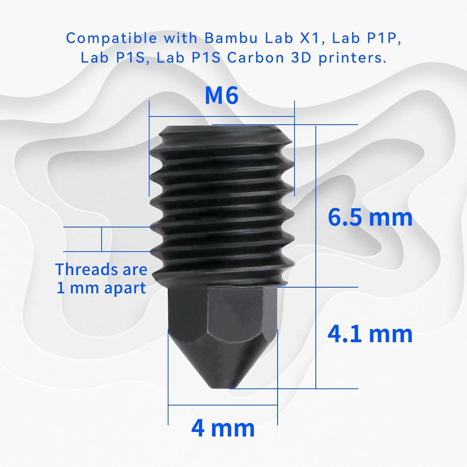 Bico de latão de aço endurecid - 3D Printing Bambu Lab avaliação e preço