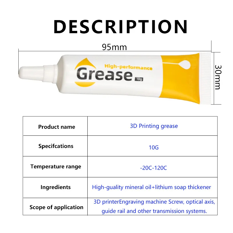 Graxa Lubrificante para Engren - 3D Printing Guide avaliação e preço
